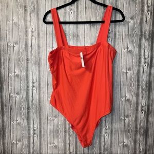 NWT - Forever 21 size 2X coral colored bodysuit